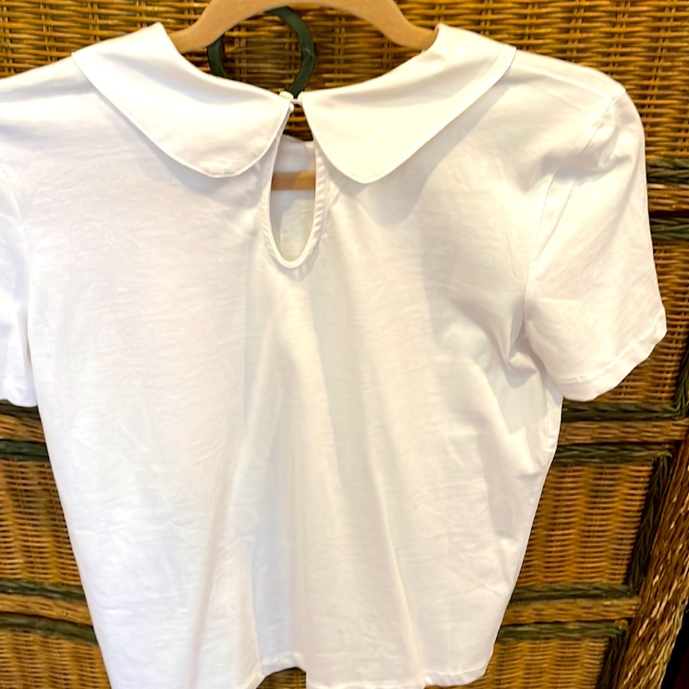 Zara White Shirt NWOT - Picture 2 of 3